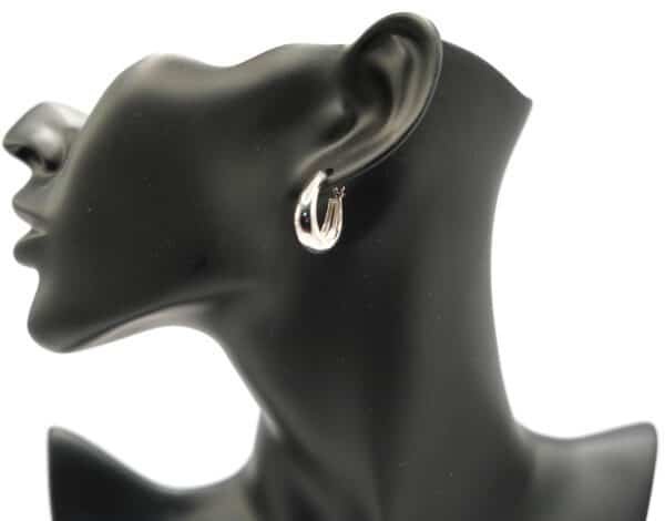 925 Sterling Silver Needle High-end Plain Earrings