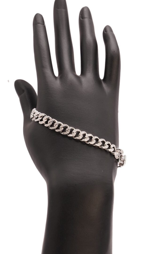 Curb Chain Bracelet Sterling Silver