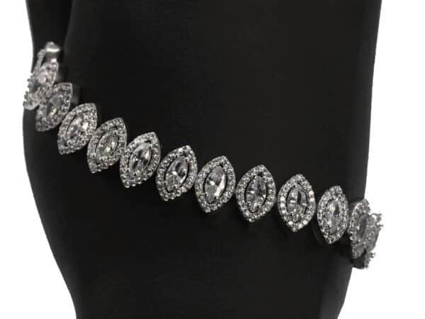 CZ Bolo Tennis Bracelet in Sterling Silver - Image 2