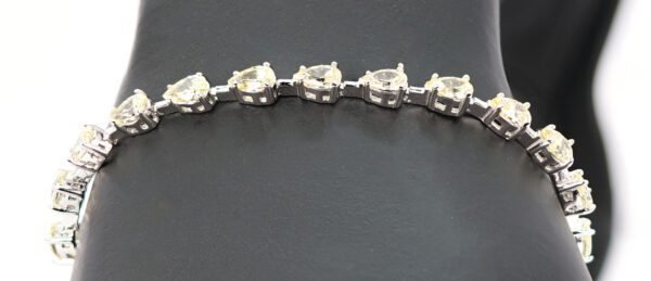 Exquisite Citrine Bracelet: Masterfully Crafted with 925 Sterling Silver and Stunning Design - Image 2
