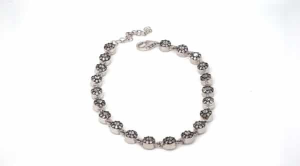Sparkling Sterling Silver Tennis Bracelet with Shaded Zircon Stones - Add Glamour to Your Jewelry Collection - Image 2