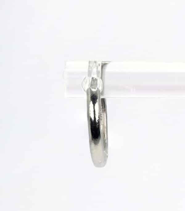 Zircon Chain and Circle: Sterling Silver Unisex Earrings for Effortlessly Chic Style - Image 5