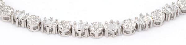 Exquisite Sterling Silver Tennis Bracelet with 5A Quality Cubic Zirconia Stones for Timeless Elegance - Image 5