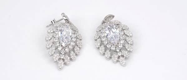925 Sterling Silver zirconia  Jewelry  Set Necklace, Ring, Earrings, and Bracelet Ideal for Formal Occasions and Special Events - Image 6