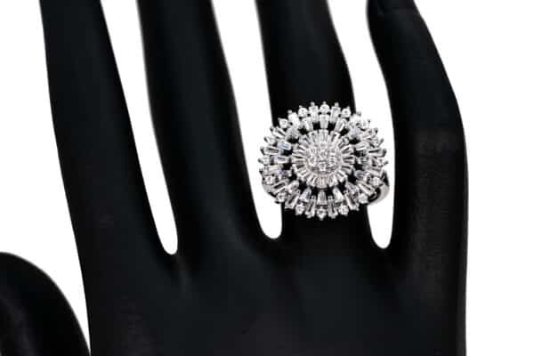 Sparkling Circle: 925 Sterling Silver Jewelry Set with 5A Cubic Zircon Stones Necklace, Ring, and Earrings - Image 6