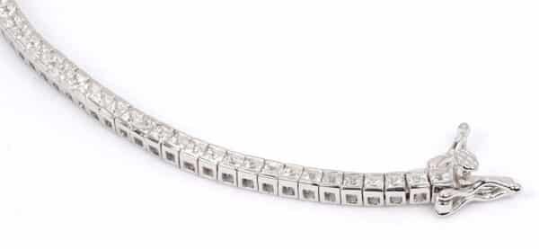 Sparkling 5A Quality Zircon Stone Sterling Silver Tennis Bracelet, Rhodium-Plated for Lasting Shine - Image 6