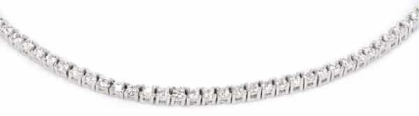 Sparkling Sterling Silver Tennis Bracelet with Rhodium Plating and Zircon Stones for Timeless Elegance - Image 6