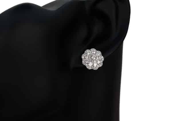 925 Sterling Silver Jewelry Set with 5A Quality Center Stone, Matching Earrings, Necklace, and Ring with Small Stones - Image 2