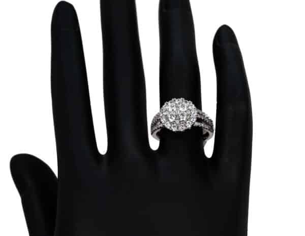 Exquisite 925 Sterling Silver Jewelry Set with Brilliant 5A Zircon Stones - Necklace, Ring, and Earrings - Image 4