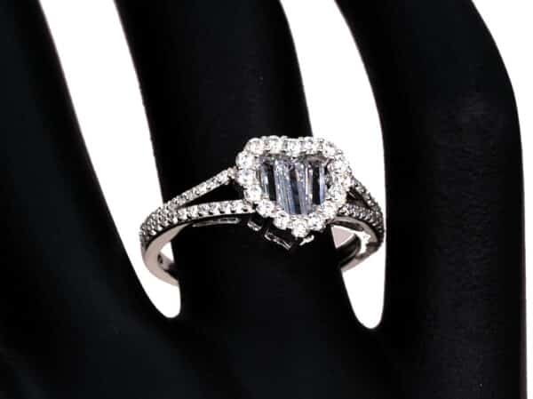 Heart-shaped cubic zirconia diamond ring 925 Sterling Silver - Image 6